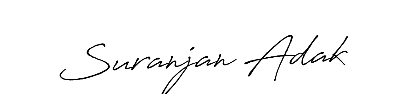 This is the best signature style for the Suranjan Adak name. Also you like these signature font (Antro_Vectra_Bolder). Mix name signature. Suranjan Adak signature style 7 images and pictures png