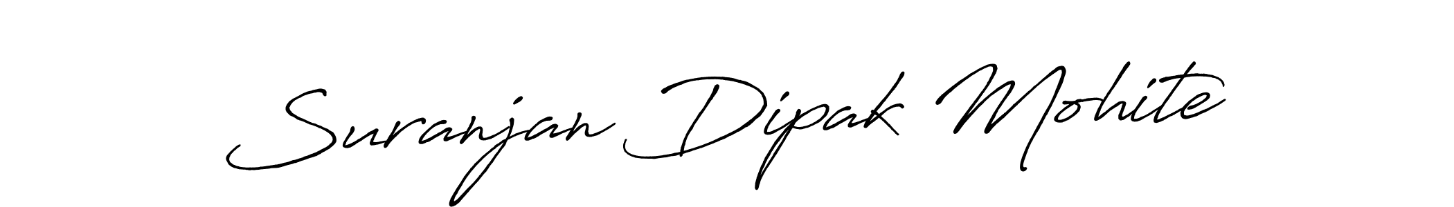 Make a short Suranjan Dipak Mohite signature style. Manage your documents anywhere anytime using Antro_Vectra_Bolder. Create and add eSignatures, submit forms, share and send files easily. Suranjan Dipak Mohite signature style 7 images and pictures png