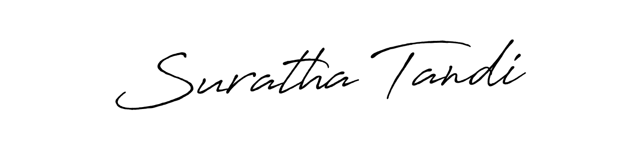 Suratha Tandi stylish signature style. Best Handwritten Sign (Antro_Vectra_Bolder) for my name. Handwritten Signature Collection Ideas for my name Suratha Tandi. Suratha Tandi signature style 7 images and pictures png