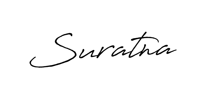 How to make Suratna signature? Antro_Vectra_Bolder is a professional autograph style. Create handwritten signature for Suratna name. Suratna signature style 7 images and pictures png