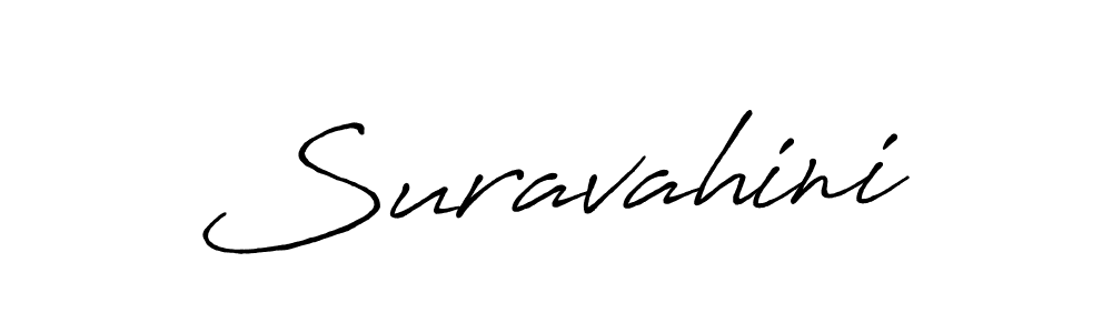 Make a beautiful signature design for name Suravahini. Use this online signature maker to create a handwritten signature for free. Suravahini signature style 7 images and pictures png