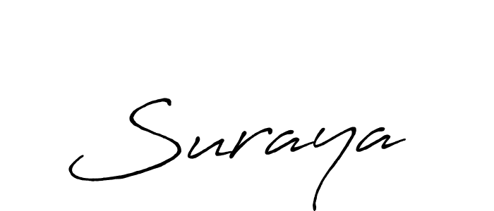 It looks lik you need a new signature style for name Suraya . Design unique handwritten (Antro_Vectra_Bolder) signature with our free signature maker in just a few clicks. Suraya  signature style 7 images and pictures png