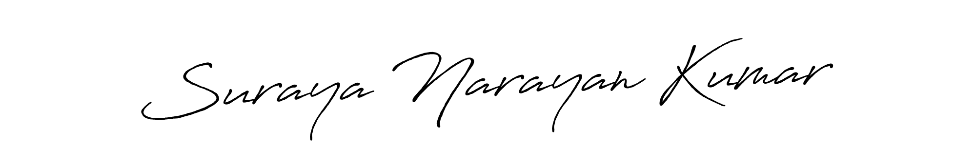 You can use this online signature creator to create a handwritten signature for the name Suraya Narayan Kumar. This is the best online autograph maker. Suraya Narayan Kumar signature style 7 images and pictures png