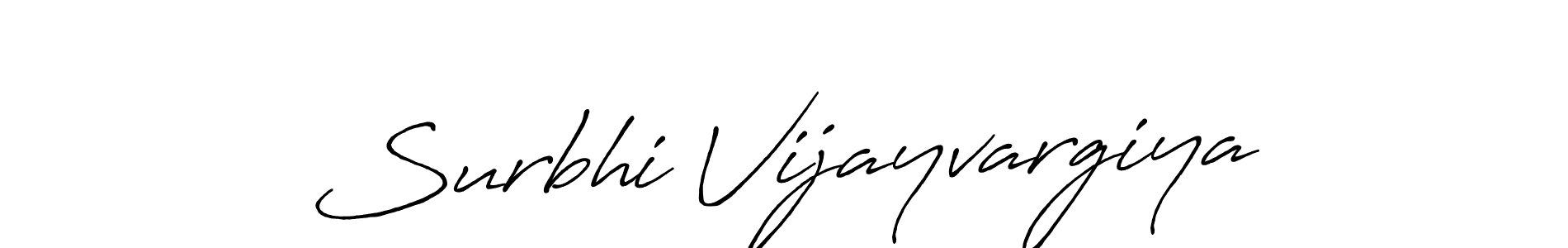 Make a short Surbhi Vijayvargiya signature style. Manage your documents anywhere anytime using Antro_Vectra_Bolder. Create and add eSignatures, submit forms, share and send files easily. Surbhi Vijayvargiya signature style 7 images and pictures png