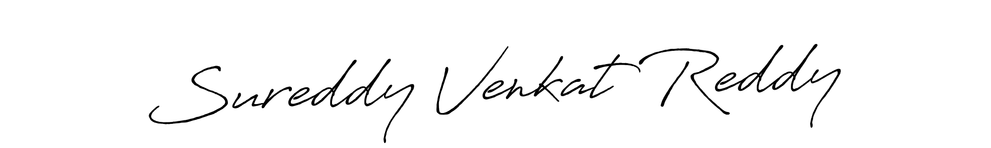 Design your own signature with our free online signature maker. With this signature software, you can create a handwritten (Antro_Vectra_Bolder) signature for name Sureddy Venkat Reddy. Sureddy Venkat Reddy signature style 7 images and pictures png