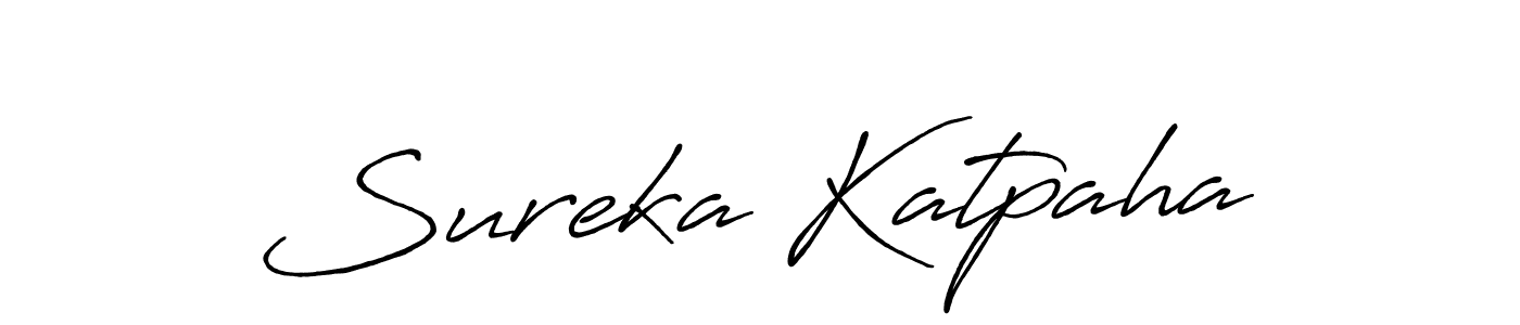 Here are the top 10 professional signature styles for the name Sureka Katpaha. These are the best autograph styles you can use for your name. Sureka Katpaha signature style 7 images and pictures png
