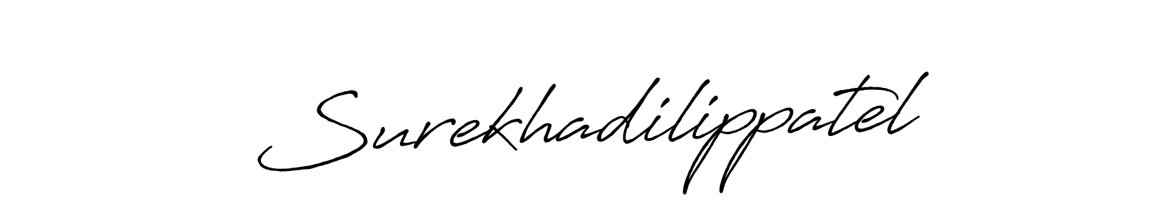 Also we have Surekhadilippatel name is the best signature style. Create professional handwritten signature collection using Antro_Vectra_Bolder autograph style. Surekhadilippatel signature style 7 images and pictures png