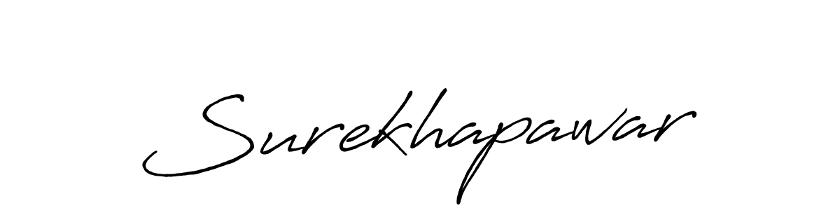 Surekhapawar stylish signature style. Best Handwritten Sign (Antro_Vectra_Bolder) for my name. Handwritten Signature Collection Ideas for my name Surekhapawar. Surekhapawar signature style 7 images and pictures png