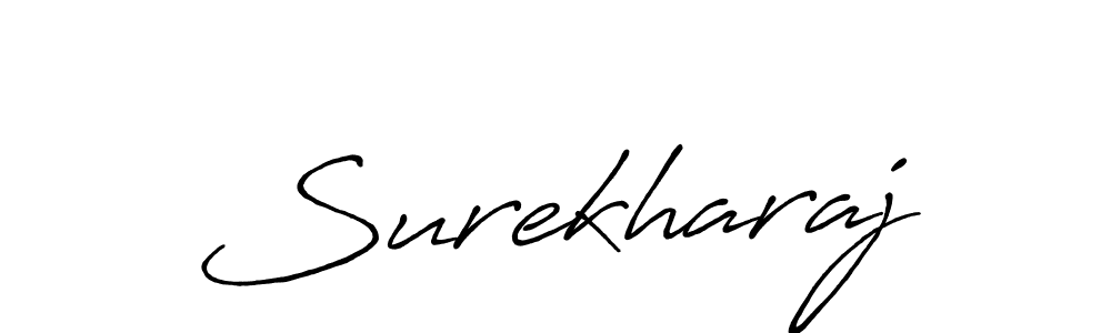 Design your own signature with our free online signature maker. With this signature software, you can create a handwritten (Antro_Vectra_Bolder) signature for name Surekharaj. Surekharaj signature style 7 images and pictures png