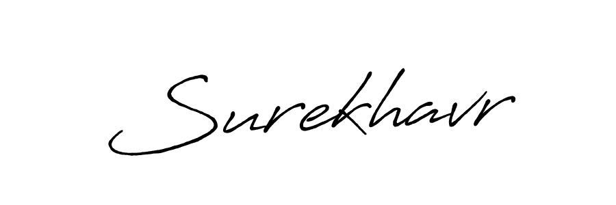 Surekhavr stylish signature style. Best Handwritten Sign (Antro_Vectra_Bolder) for my name. Handwritten Signature Collection Ideas for my name Surekhavr. Surekhavr signature style 7 images and pictures png