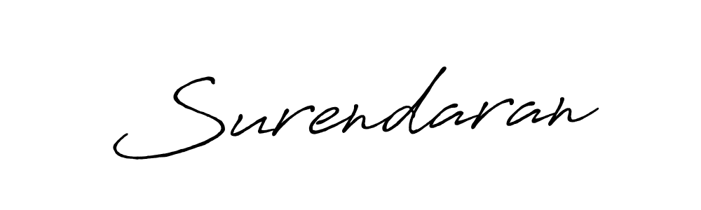 Make a beautiful signature design for name Surendaran. Use this online signature maker to create a handwritten signature for free. Surendaran signature style 7 images and pictures png