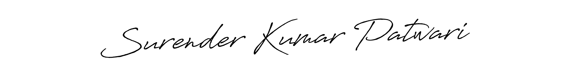 Surender Kumar Patwari stylish signature style. Best Handwritten Sign (Antro_Vectra_Bolder) for my name. Handwritten Signature Collection Ideas for my name Surender Kumar Patwari. Surender Kumar Patwari signature style 7 images and pictures png