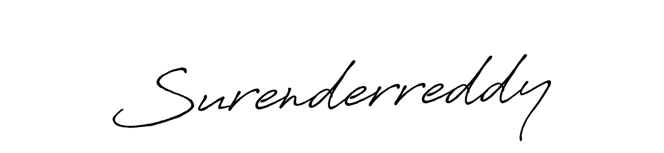 The best way (Antro_Vectra_Bolder) to make a short signature is to pick only two or three words in your name. The name Surenderreddy include a total of six letters. For converting this name. Surenderreddy signature style 7 images and pictures png