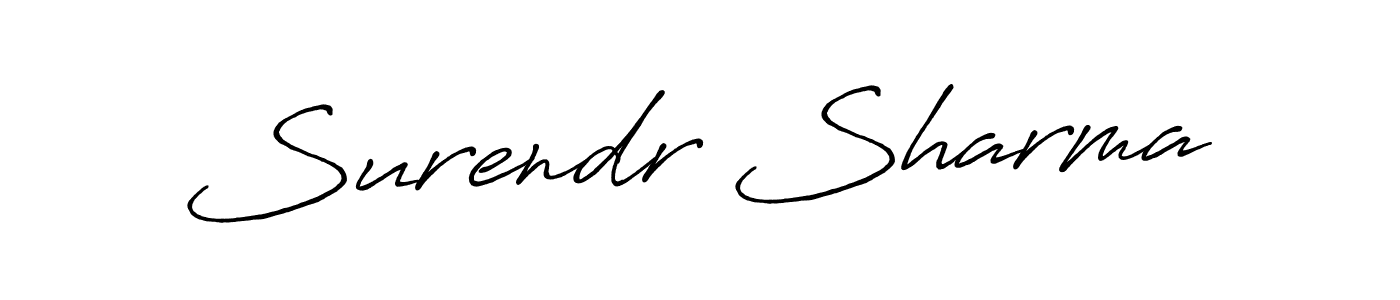 This is the best signature style for the Surendr Sharma name. Also you like these signature font (Antro_Vectra_Bolder). Mix name signature. Surendr Sharma signature style 7 images and pictures png