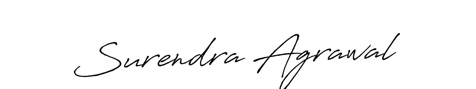 Make a beautiful signature design for name Surendra Agrawal. Use this online signature maker to create a handwritten signature for free. Surendra Agrawal signature style 7 images and pictures png