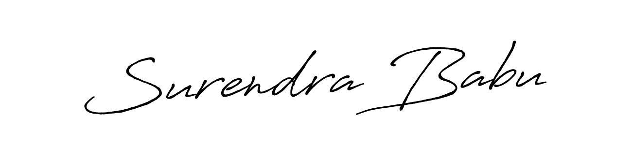 You should practise on your own different ways (Antro_Vectra_Bolder) to write your name (Surendra Babu) in signature. don't let someone else do it for you. Surendra Babu signature style 7 images and pictures png