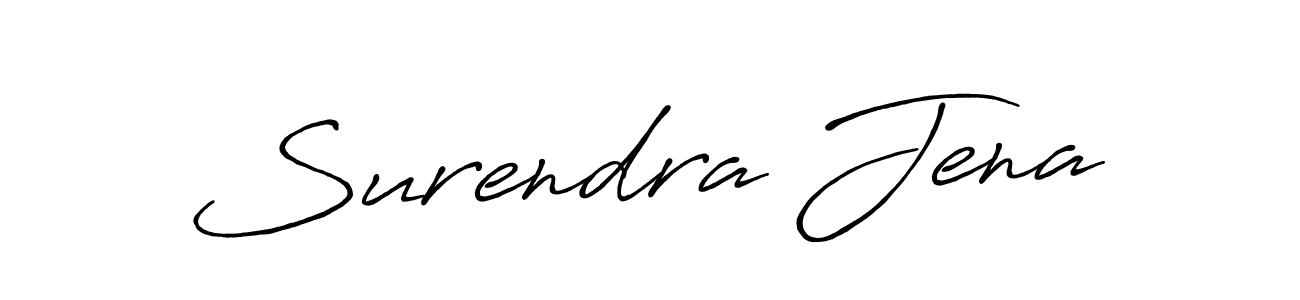 Also we have Surendra Jena name is the best signature style. Create professional handwritten signature collection using Antro_Vectra_Bolder autograph style. Surendra Jena signature style 7 images and pictures png