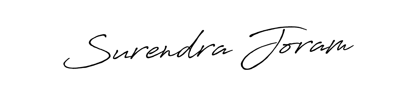 Also You can easily find your signature by using the search form. We will create Surendra Joram name handwritten signature images for you free of cost using Antro_Vectra_Bolder sign style. Surendra Joram signature style 7 images and pictures png
