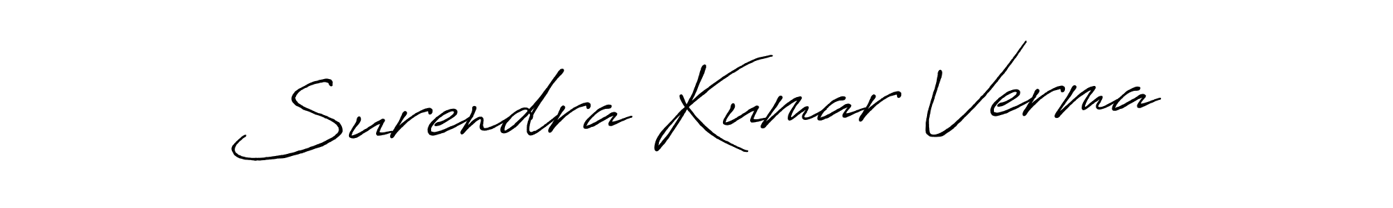 It looks lik you need a new signature style for name Surendra Kumar Verma. Design unique handwritten (Antro_Vectra_Bolder) signature with our free signature maker in just a few clicks. Surendra Kumar Verma signature style 7 images and pictures png