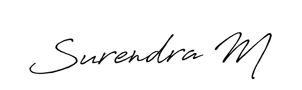 Here are the top 10 professional signature styles for the name Surendra M. These are the best autograph styles you can use for your name. Surendra M signature style 7 images and pictures png