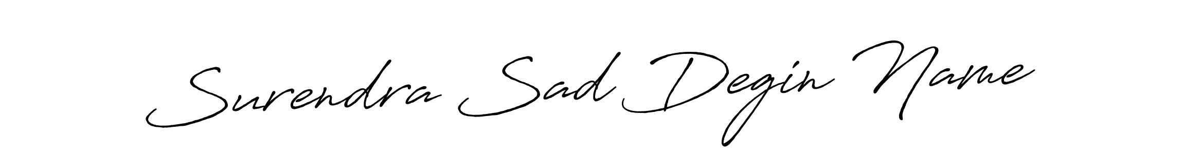 This is the best signature style for the Surendra Sad Degin Name name. Also you like these signature font (Antro_Vectra_Bolder). Mix name signature. Surendra Sad Degin Name signature style 7 images and pictures png