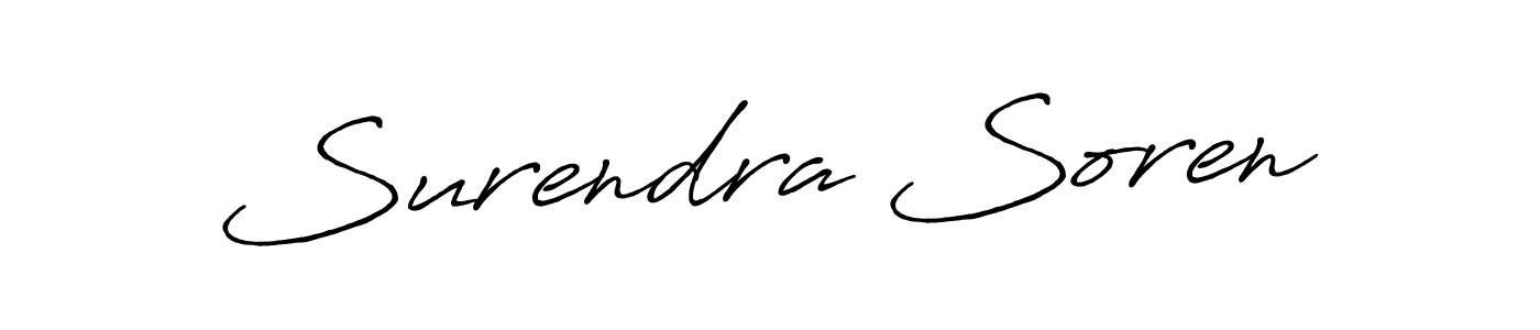 if you are searching for the best signature style for your name Surendra Soren. so please give up your signature search. here we have designed multiple signature styles  using Antro_Vectra_Bolder. Surendra Soren signature style 7 images and pictures png
