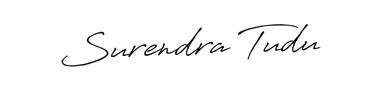 Similarly Antro_Vectra_Bolder is the best handwritten signature design. Signature creator online .You can use it as an online autograph creator for name Surendra Tudu. Surendra Tudu signature style 7 images and pictures png