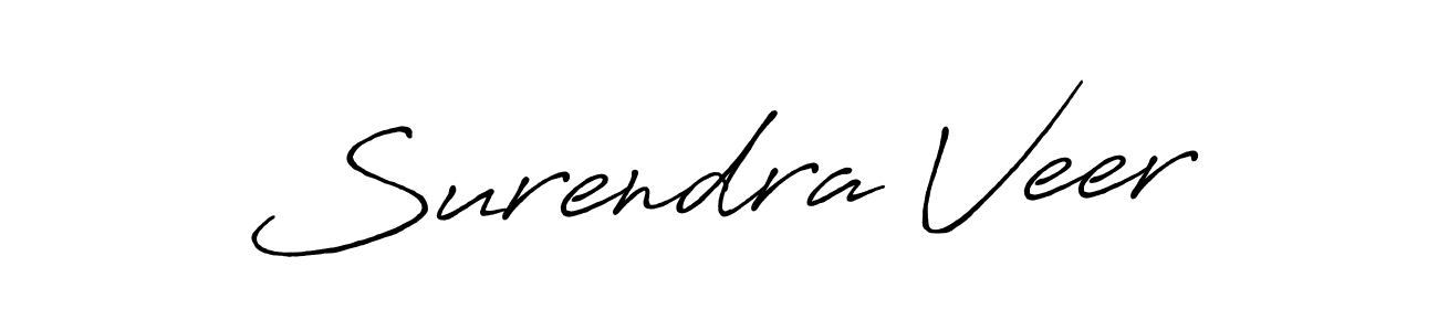 How to Draw Surendra Veer signature style? Antro_Vectra_Bolder is a latest design signature styles for name Surendra Veer. Surendra Veer signature style 7 images and pictures png