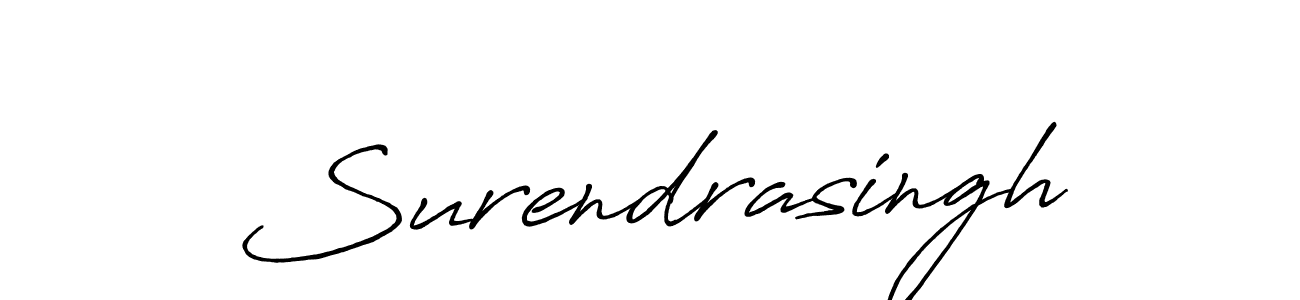 Antro_Vectra_Bolder is a professional signature style that is perfect for those who want to add a touch of class to their signature. It is also a great choice for those who want to make their signature more unique. Get Surendrasingh name to fancy signature for free. Surendrasingh signature style 7 images and pictures png