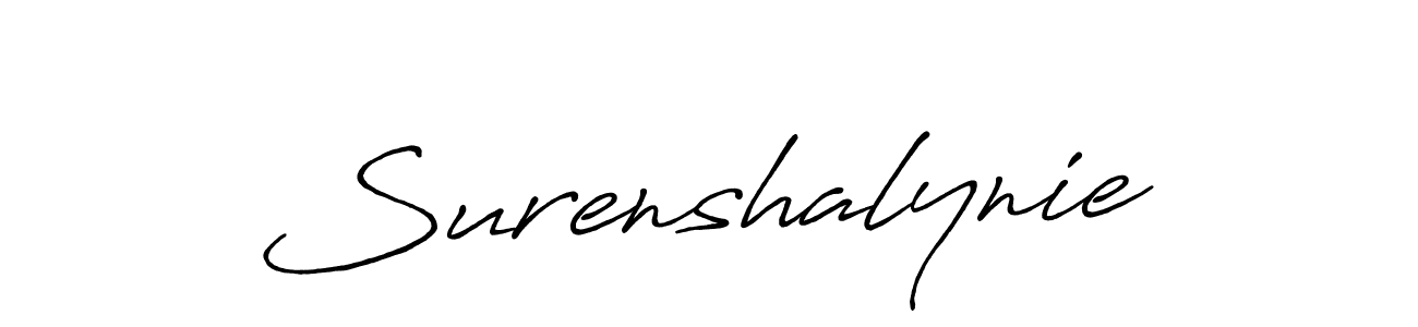 Make a beautiful signature design for name Surenshalynie. Use this online signature maker to create a handwritten signature for free. Surenshalynie signature style 7 images and pictures png