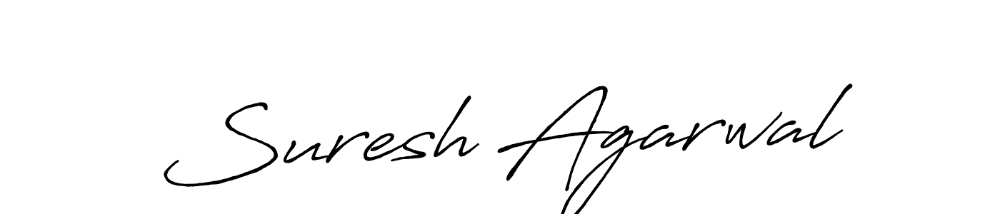 Similarly Antro_Vectra_Bolder is the best handwritten signature design. Signature creator online .You can use it as an online autograph creator for name Suresh Agarwal. Suresh Agarwal signature style 7 images and pictures png