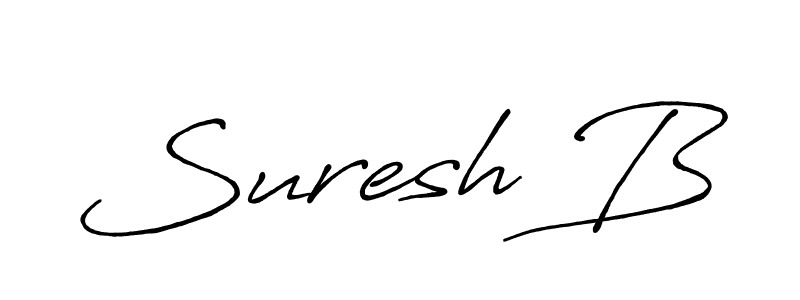 if you are searching for the best signature style for your name Suresh B. so please give up your signature search. here we have designed multiple signature styles  using Antro_Vectra_Bolder. Suresh B signature style 7 images and pictures png