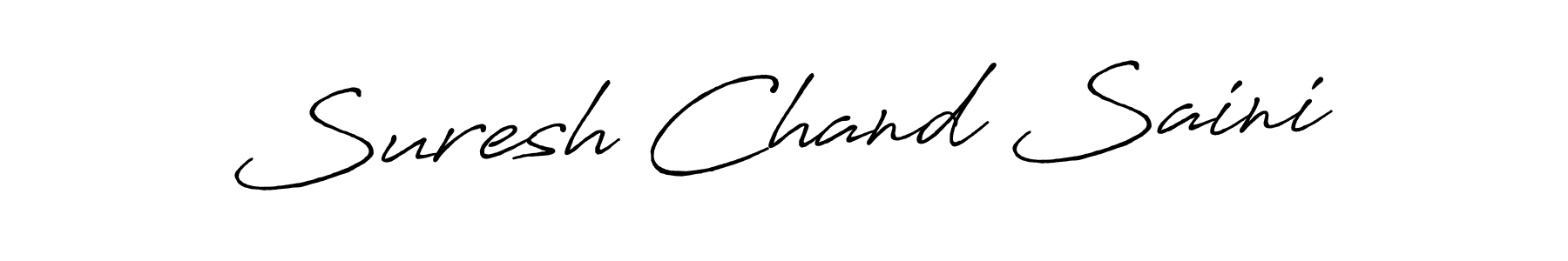 It looks lik you need a new signature style for name Suresh Chand Saini. Design unique handwritten (Antro_Vectra_Bolder) signature with our free signature maker in just a few clicks. Suresh Chand Saini signature style 7 images and pictures png