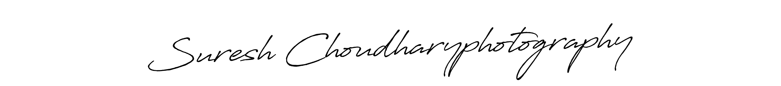 Use a signature maker to create a handwritten signature online. With this signature software, you can design (Antro_Vectra_Bolder) your own signature for name Suresh Choudharyphotography. Suresh Choudharyphotography signature style 7 images and pictures png