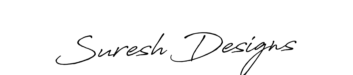 Make a short Suresh Designs signature style. Manage your documents anywhere anytime using Antro_Vectra_Bolder. Create and add eSignatures, submit forms, share and send files easily. Suresh Designs signature style 7 images and pictures png
