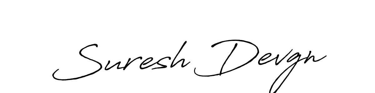 Antro_Vectra_Bolder is a professional signature style that is perfect for those who want to add a touch of class to their signature. It is also a great choice for those who want to make their signature more unique. Get Suresh Devgn name to fancy signature for free. Suresh Devgn signature style 7 images and pictures png
