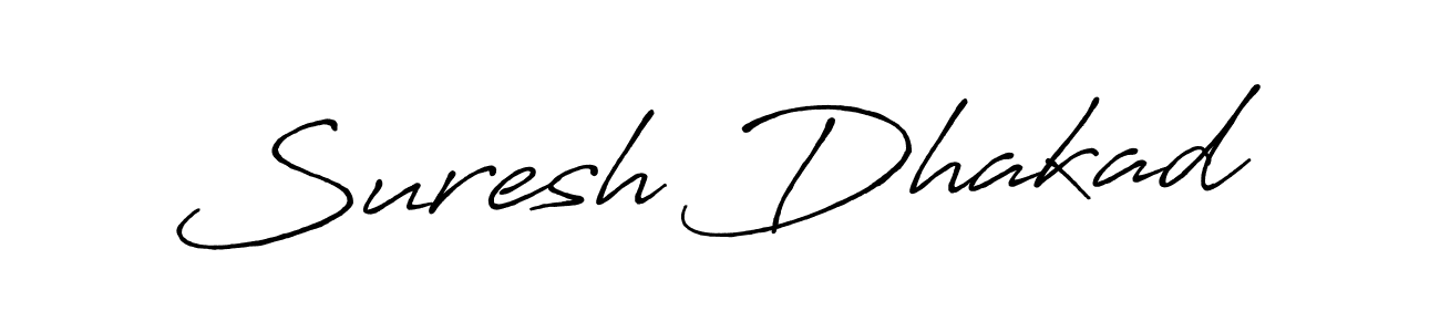Suresh Dhakad stylish signature style. Best Handwritten Sign (Antro_Vectra_Bolder) for my name. Handwritten Signature Collection Ideas for my name Suresh Dhakad. Suresh Dhakad signature style 7 images and pictures png