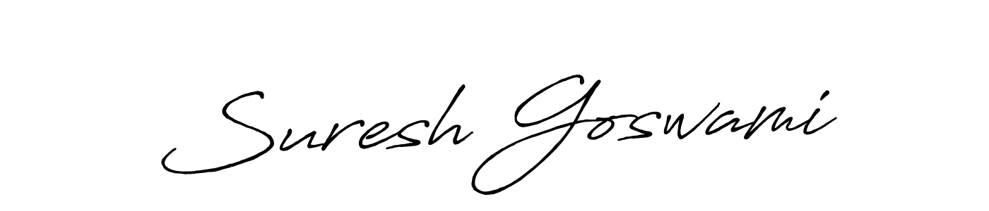 Also You can easily find your signature by using the search form. We will create Suresh Goswami name handwritten signature images for you free of cost using Antro_Vectra_Bolder sign style. Suresh Goswami signature style 7 images and pictures png