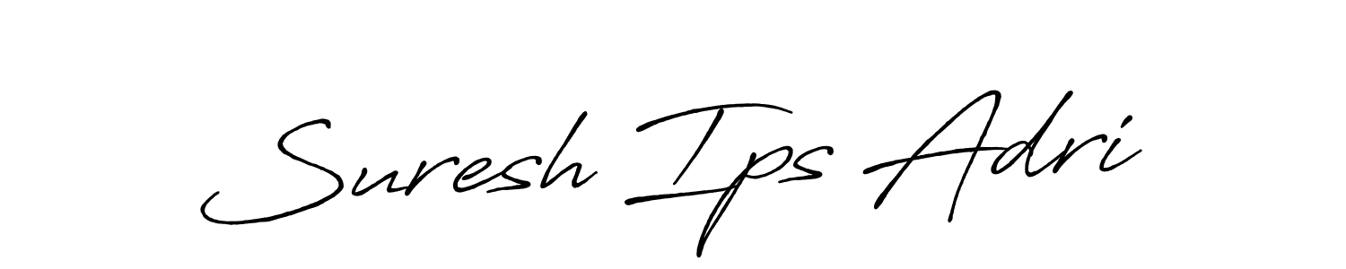 How to Draw Suresh Ips Adri signature style? Antro_Vectra_Bolder is a latest design signature styles for name Suresh Ips Adri. Suresh Ips Adri signature style 7 images and pictures png