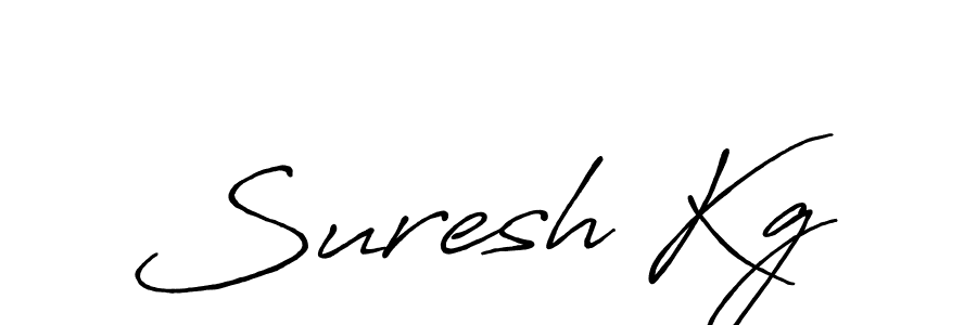 It looks lik you need a new signature style for name Suresh Kg. Design unique handwritten (Antro_Vectra_Bolder) signature with our free signature maker in just a few clicks. Suresh Kg signature style 7 images and pictures png
