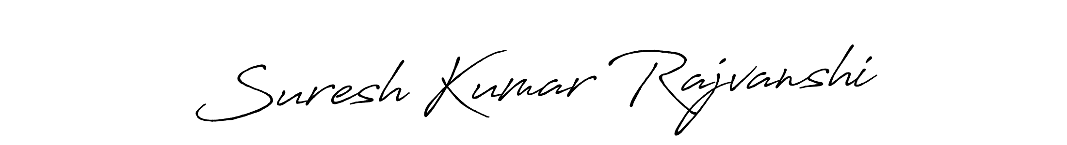 Use a signature maker to create a handwritten signature online. With this signature software, you can design (Antro_Vectra_Bolder) your own signature for name Suresh Kumar Rajvanshi. Suresh Kumar Rajvanshi signature style 7 images and pictures png