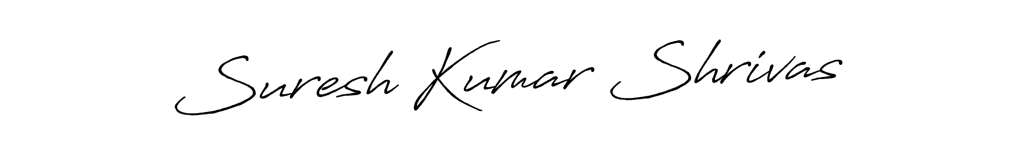 Use a signature maker to create a handwritten signature online. With this signature software, you can design (Antro_Vectra_Bolder) your own signature for name Suresh Kumar Shrivas. Suresh Kumar Shrivas signature style 7 images and pictures png