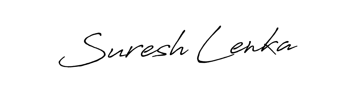 It looks lik you need a new signature style for name Suresh Lenka. Design unique handwritten (Antro_Vectra_Bolder) signature with our free signature maker in just a few clicks. Suresh Lenka signature style 7 images and pictures png
