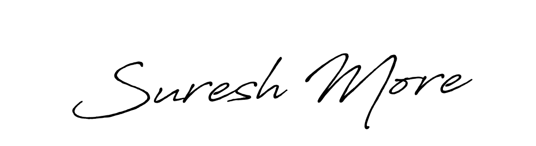 Also we have Suresh More name is the best signature style. Create professional handwritten signature collection using Antro_Vectra_Bolder autograph style. Suresh More signature style 7 images and pictures png