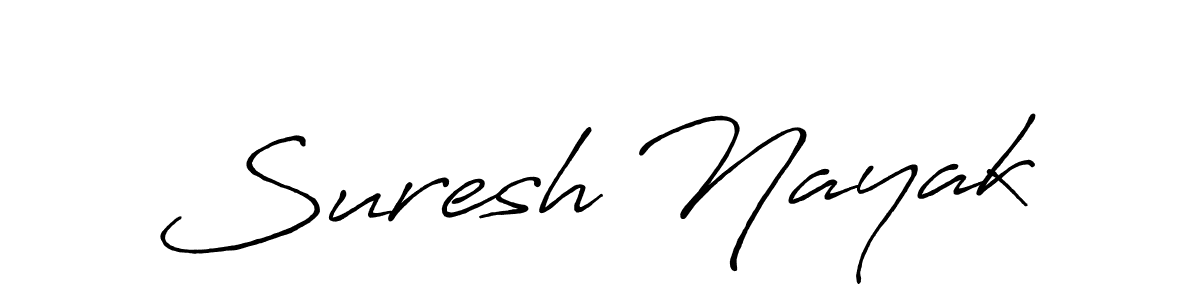 Use a signature maker to create a handwritten signature online. With this signature software, you can design (Antro_Vectra_Bolder) your own signature for name Suresh Nayak. Suresh Nayak signature style 7 images and pictures png