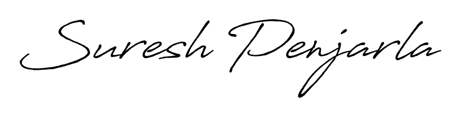 Create a beautiful signature design for name Suresh Penjarla. With this signature (Antro_Vectra_Bolder) fonts, you can make a handwritten signature for free. Suresh Penjarla signature style 7 images and pictures png