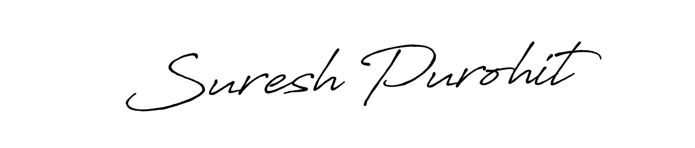 Once you've used our free online signature maker to create your best signature Antro_Vectra_Bolder style, it's time to enjoy all of the benefits that Suresh Purohit name signing documents. Suresh Purohit signature style 7 images and pictures png