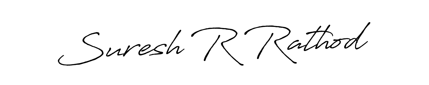 Also we have Suresh R Rathod name is the best signature style. Create professional handwritten signature collection using Antro_Vectra_Bolder autograph style. Suresh R Rathod signature style 7 images and pictures png