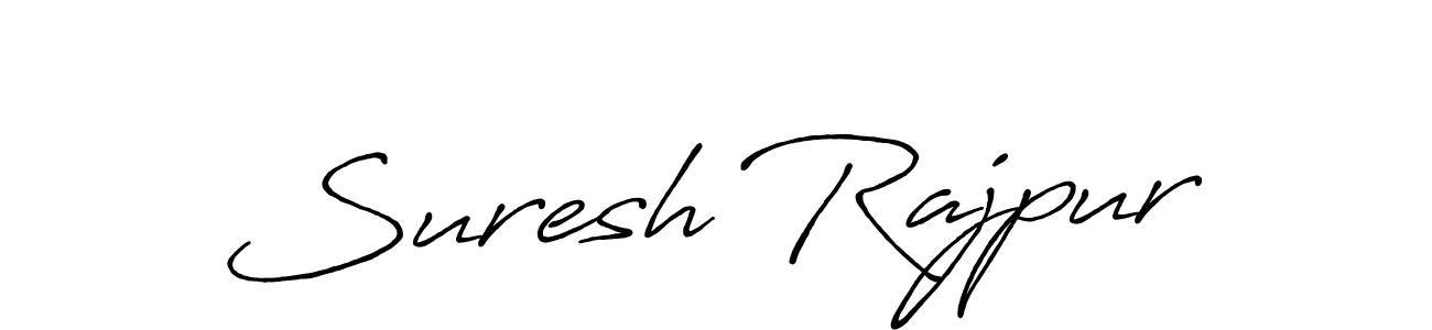 Create a beautiful signature design for name Suresh Rajpur. With this signature (Antro_Vectra_Bolder) fonts, you can make a handwritten signature for free. Suresh Rajpur signature style 7 images and pictures png