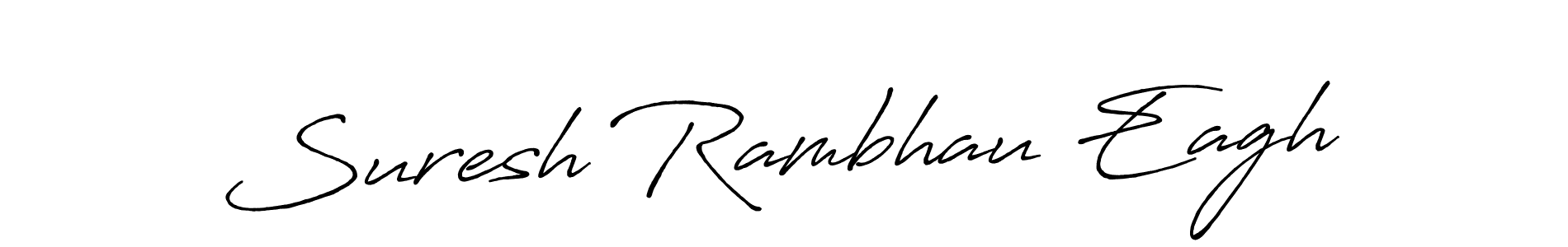 Create a beautiful signature design for name Suresh Rambhau Eagh. With this signature (Antro_Vectra_Bolder) fonts, you can make a handwritten signature for free. Suresh Rambhau Eagh signature style 7 images and pictures png